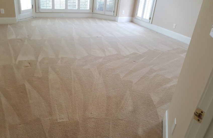 carpet freshly cleaned