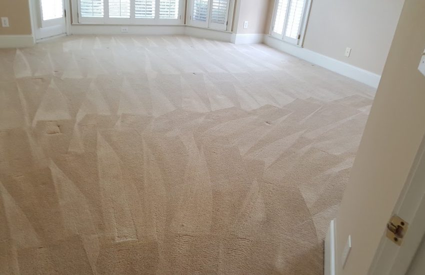 carpet freshly cleaned